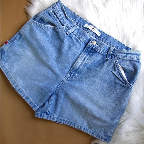 Tommy Hilfiger Jeans Carpenter Style Shorts Sz 10 - Picture 2 of 5